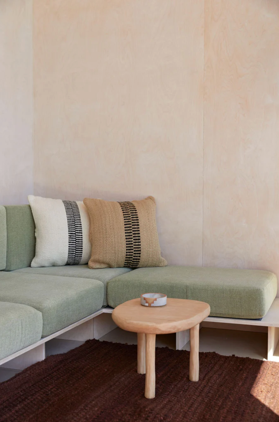 Almohadón Rosana | Sand & Black