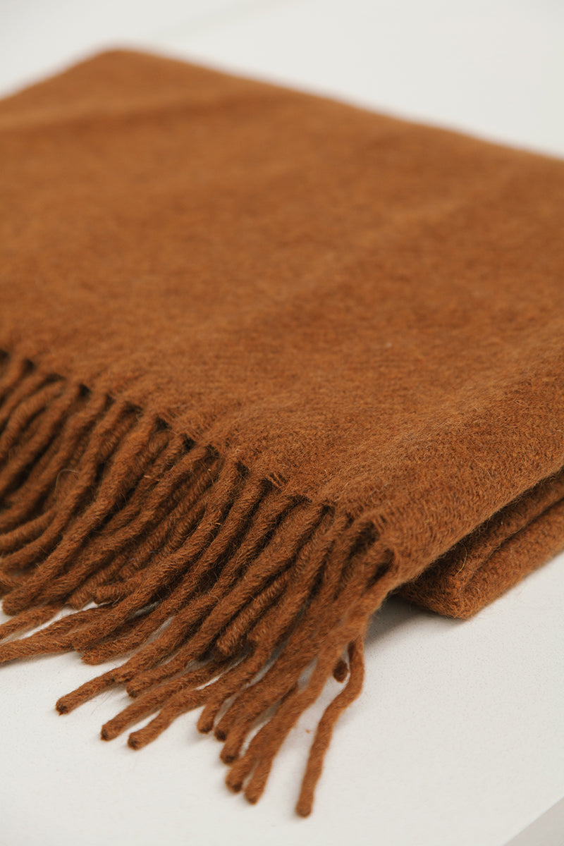 Pampa Oversized Scarf | Tobacco