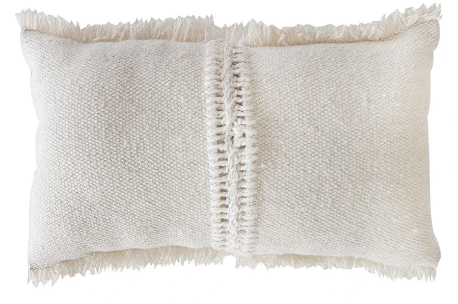 Almohadón Clásico Flecos Lumbar | Natural