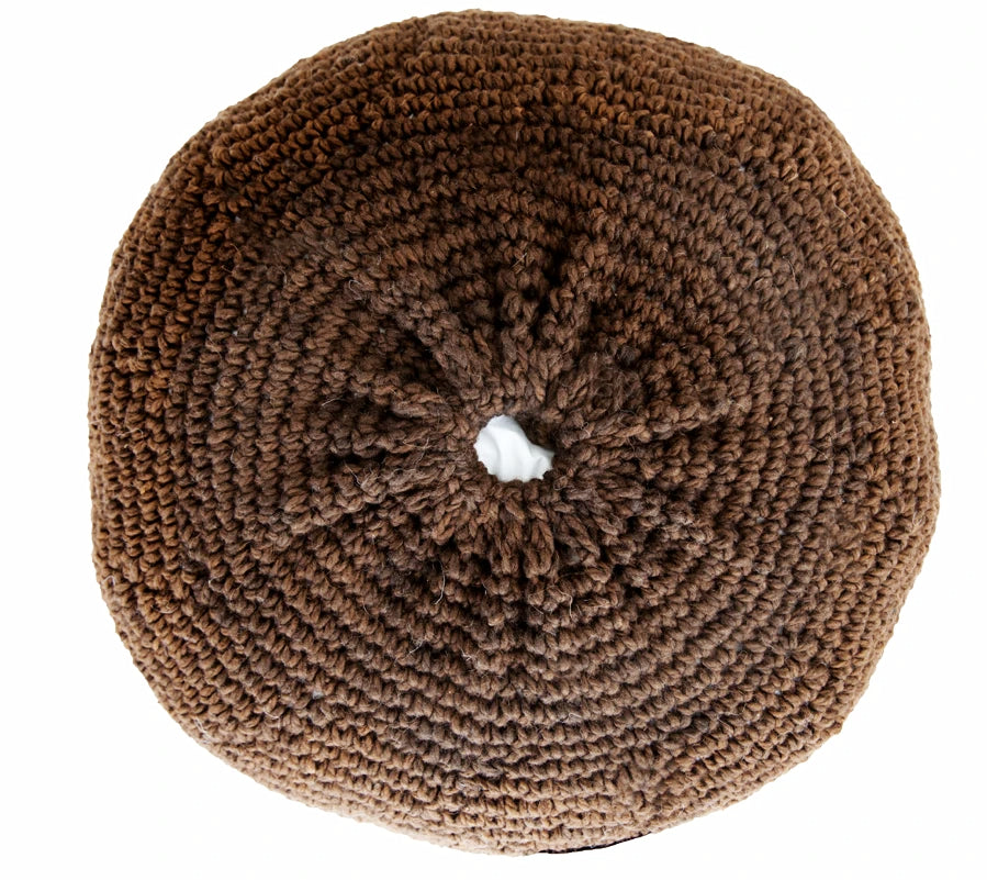 Almohadón Sierra | Chocolate & Natural