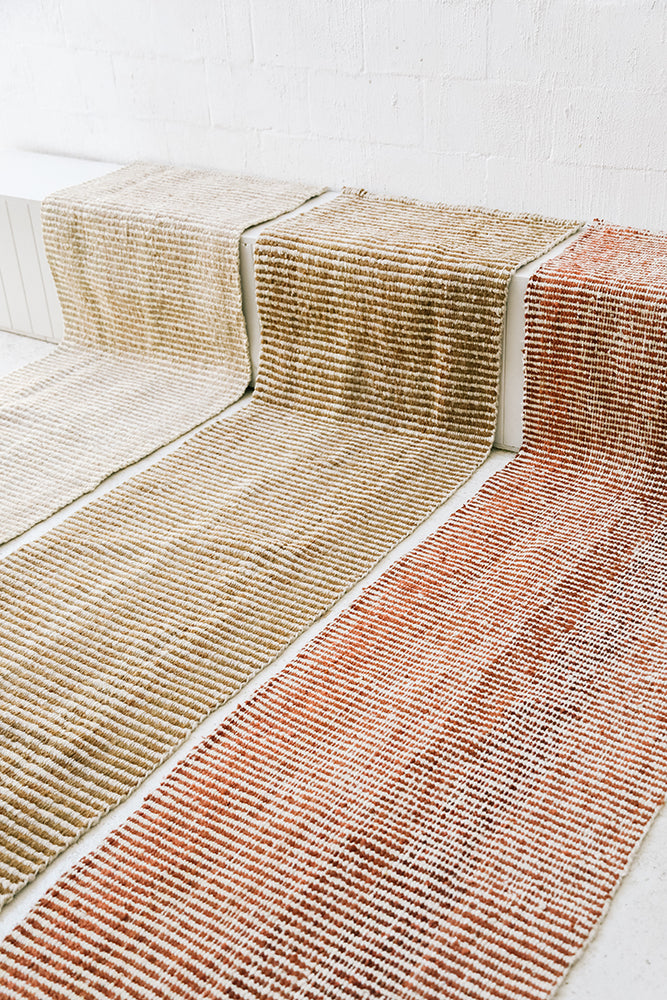 Selva Pasillo | Burgundy & Natural
