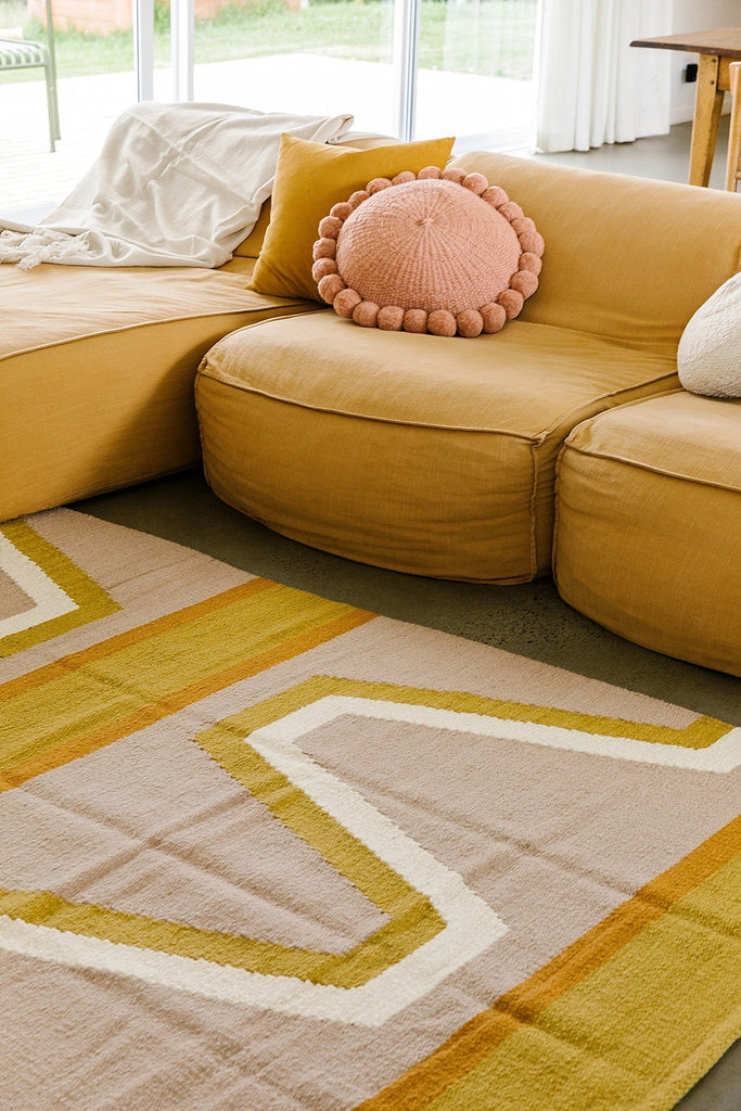Toia | Mustard, Lilac, Natural & Copper