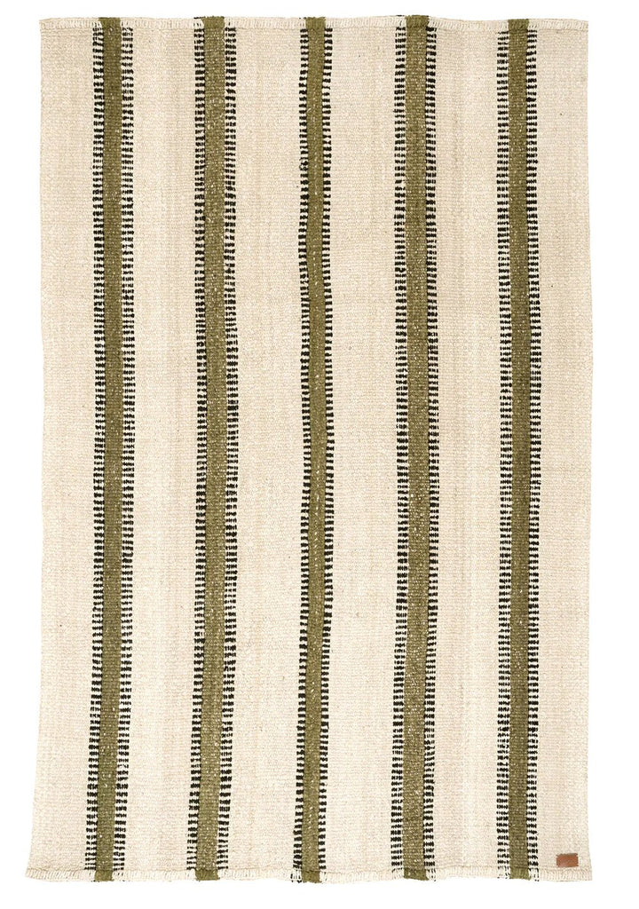 Vera | Natural, Black & Moss