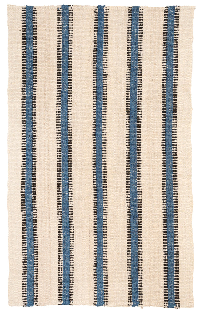 Vera | Natural, Black & Sea Blue