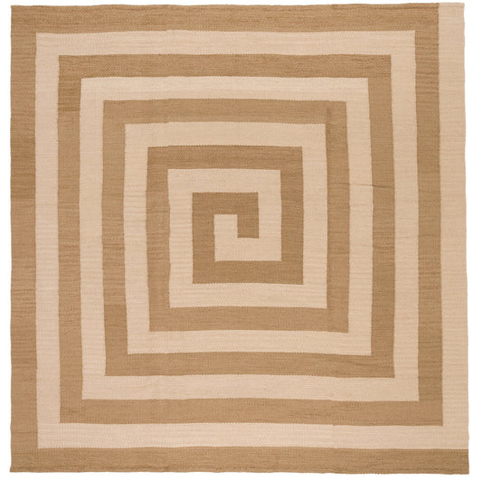 Spirals | Beige & Camel