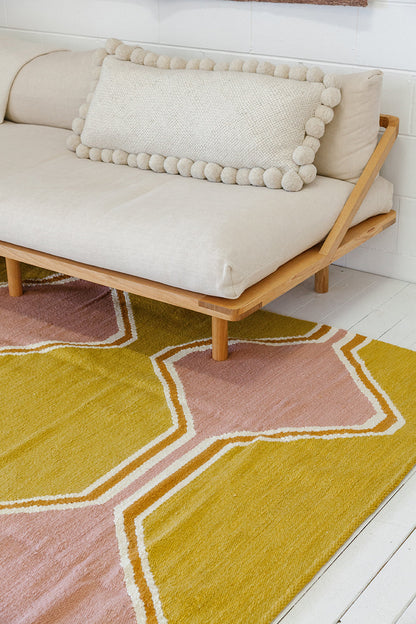 Jimena | Mustard, Dusty Pink, Natural & Copper