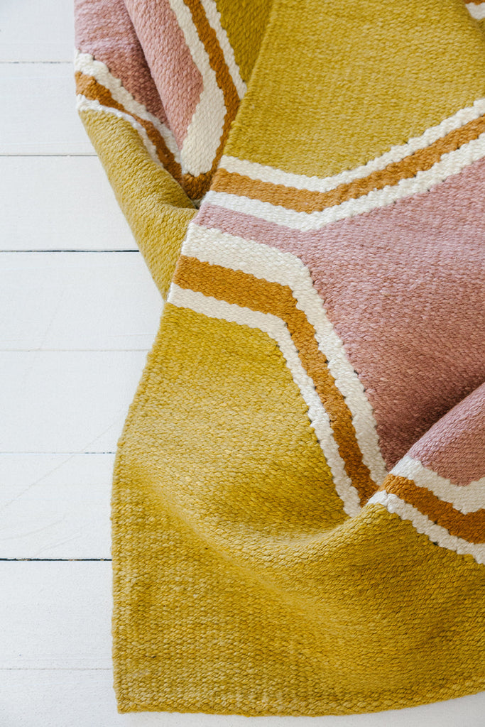 Jimena | Mustard, Dusty Pink, Natural & Copper