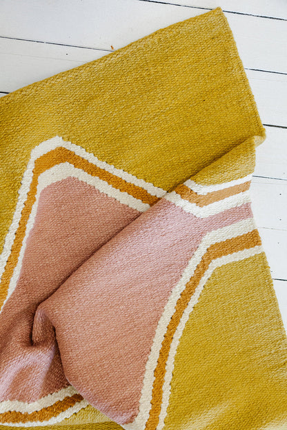 Jimena | Mustard, Dusty Pink, Natural & Copper