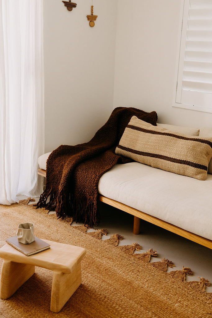 Almohadón Tomasa Lumbar XL | Sand & Rust