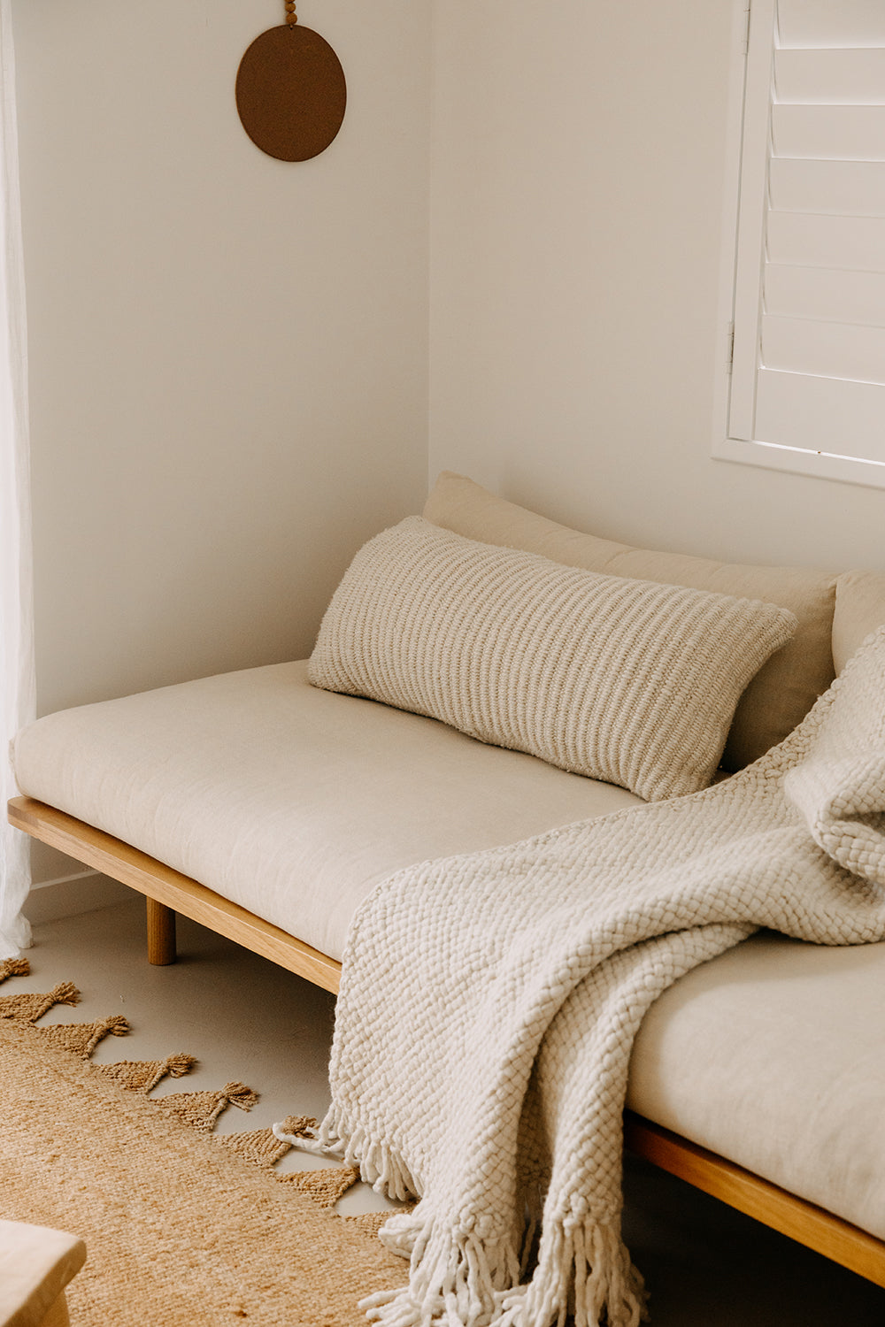 Almohadón Selva Lumbar XL | Natural