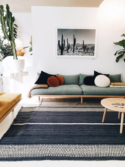 Ana | Azul Marino & Natural