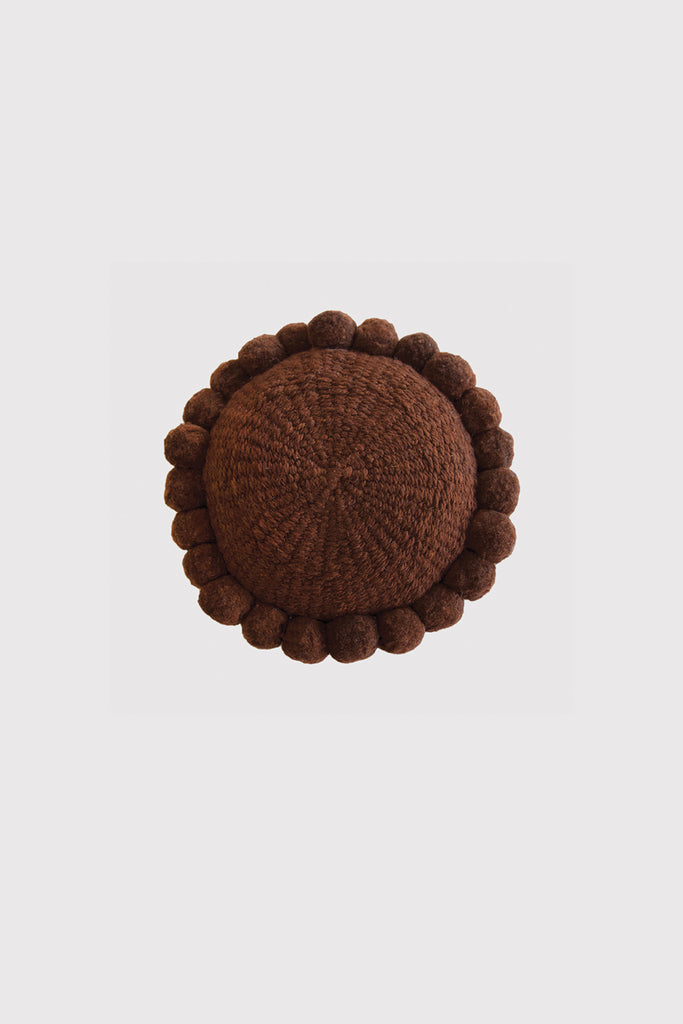 Almohadón Clásico Pom Pom Mini | Rust