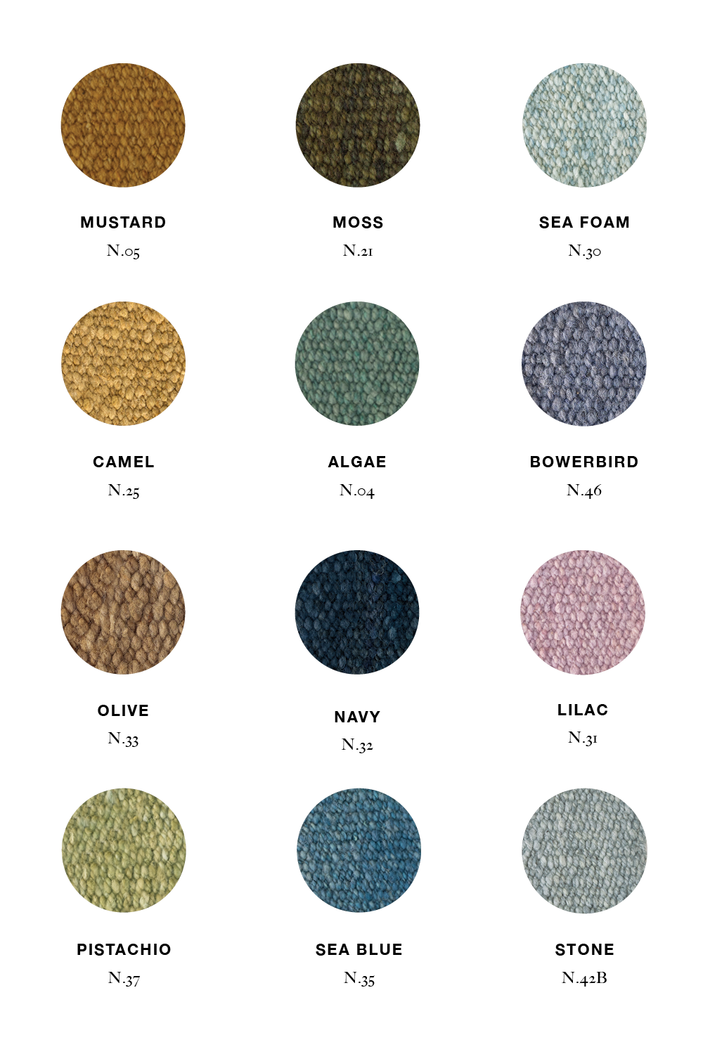 Muestra de Colores | Trama Gruesa