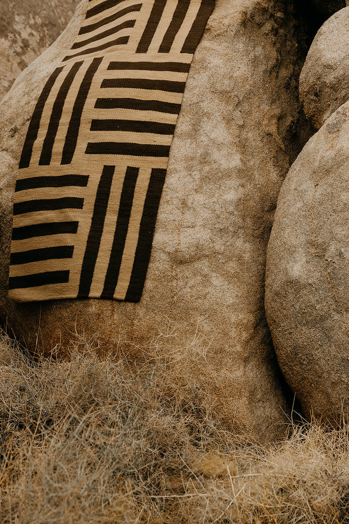 Woven Pasillo | Coffee & Camel