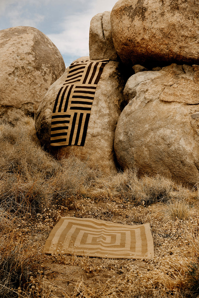 Woven Pasillo | Coffee & Camel