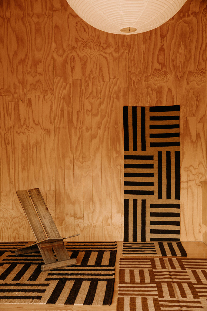 Woven Pasillo | Coffee & Camel