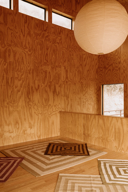 Spirals | Beige & Camel