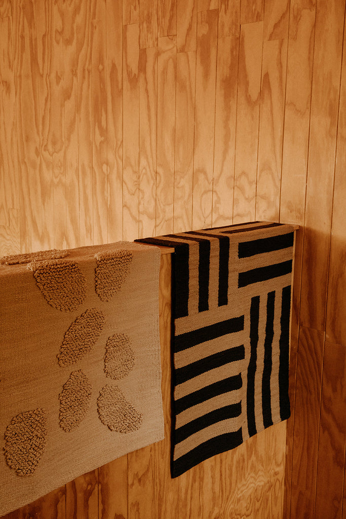 Woven Pasillo | Coffee & Camel
