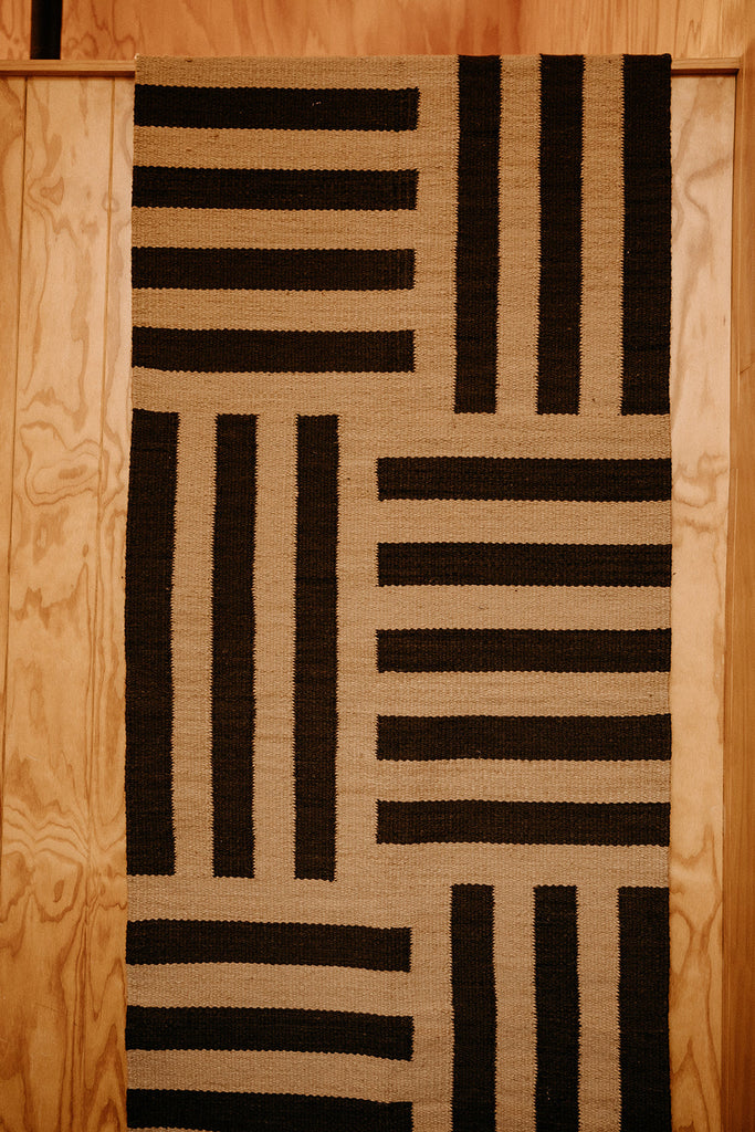 Woven Pasillo | Coffee & Camel
