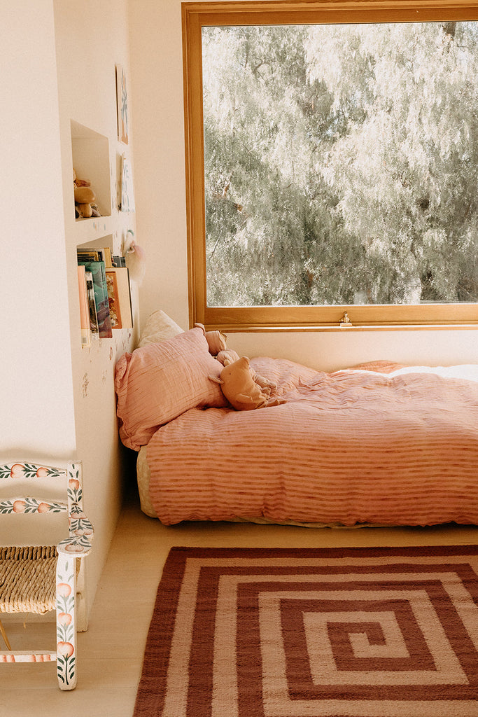 Spirals | Dusty Peach & Rust