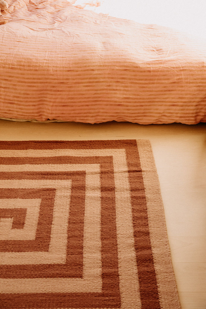 Spirals | Dusty Peach & Rust