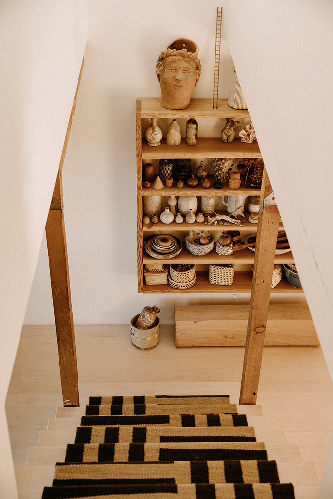 Woven Pasillo | Coffee & Camel