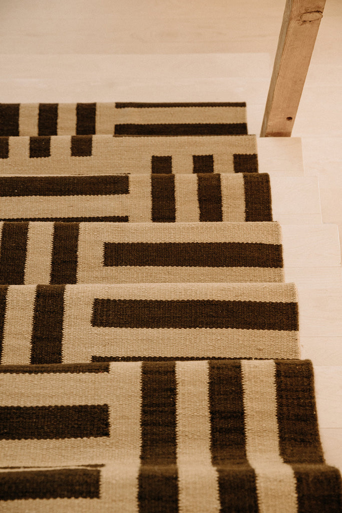Woven Pasillo | Coffee & Camel