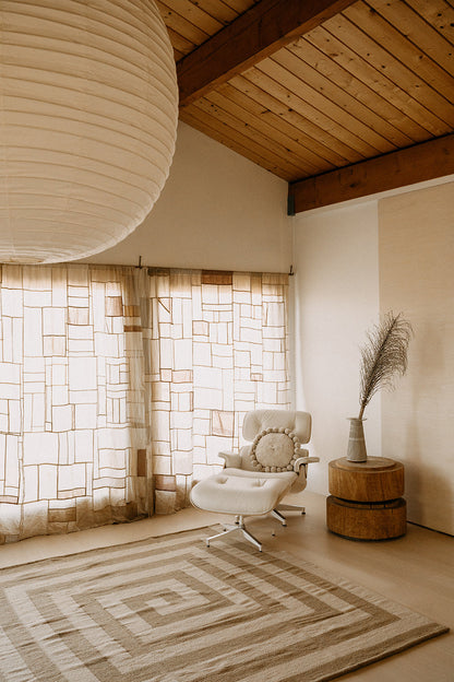 Spirals | Beige & Camel