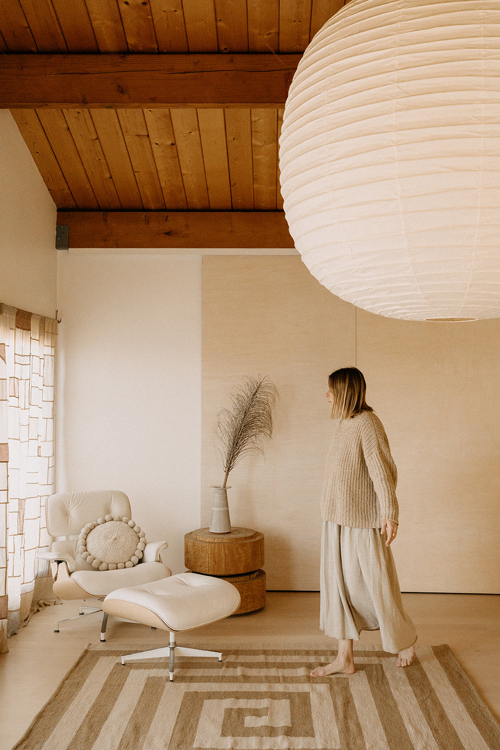 Spirals | Beige & Camel