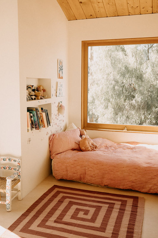 Spirals | Dusty Peach & Rust