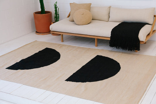 Dos Luna | Beige & Negro