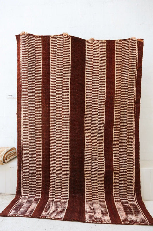 Fernanda | Burgundy & Natural