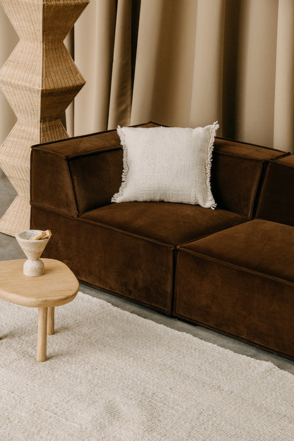 Almohadón Clásico Flecos | Natural