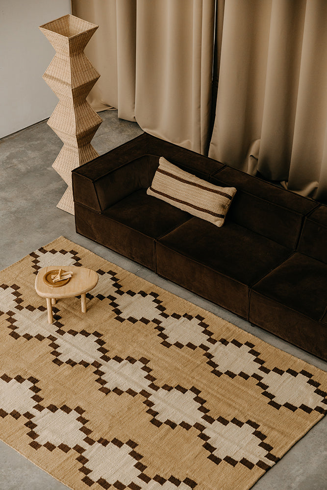 Malena | Camel, Marrón Natural & Beige