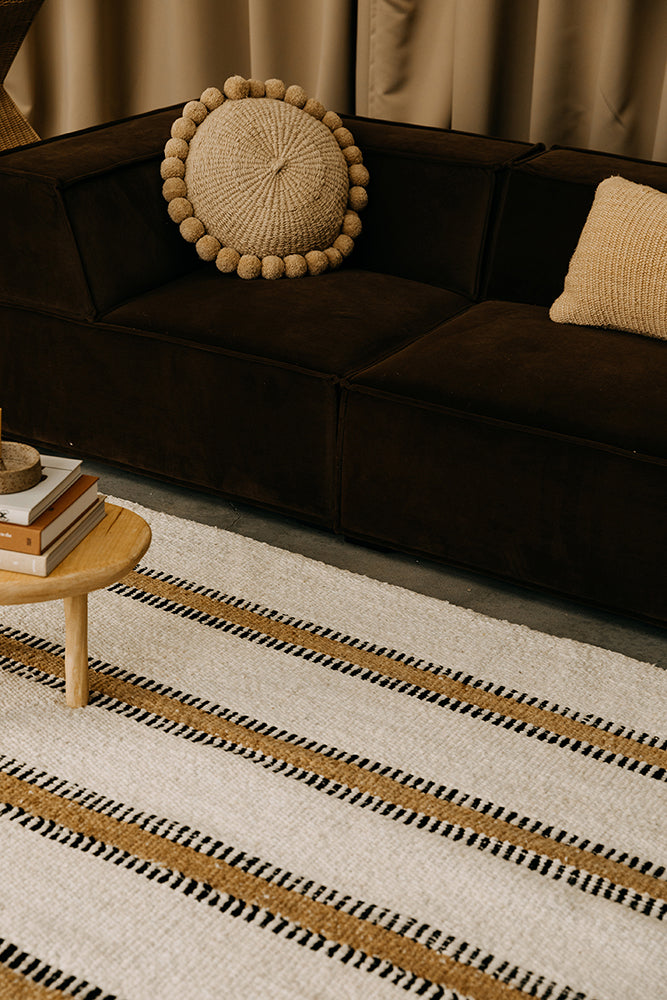 Almohadón Clásico Pom Pom Grande | Sand