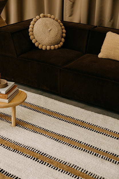 Almohadón Clásico Pom Pom Grande | Sand