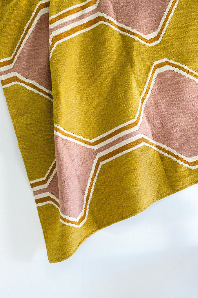 Jimena | Mustard, Dusty Pink, Natural & Copper