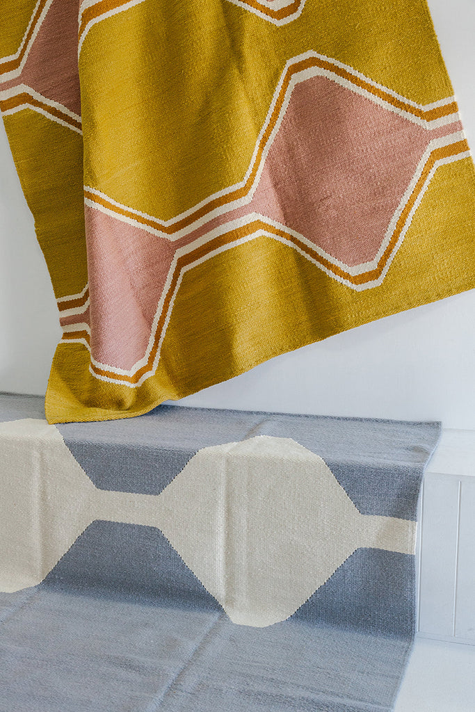 Jimena | Mustard, Dusty Pink, Natural & Copper