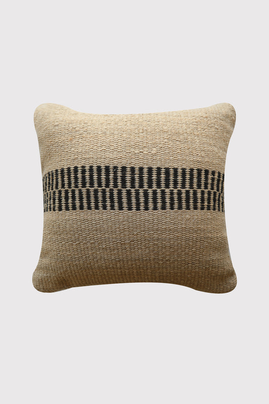 Almohadón Rosana | Arena & Negro