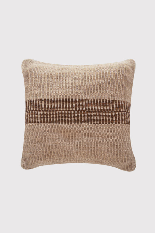 Almohadón Rosana | Arena & Chocolate