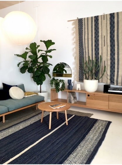 Ana | Azul Marino & Natural