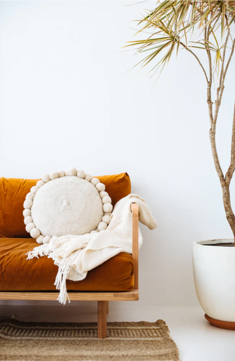 Almohadón Clásico Grande #1 | Natural