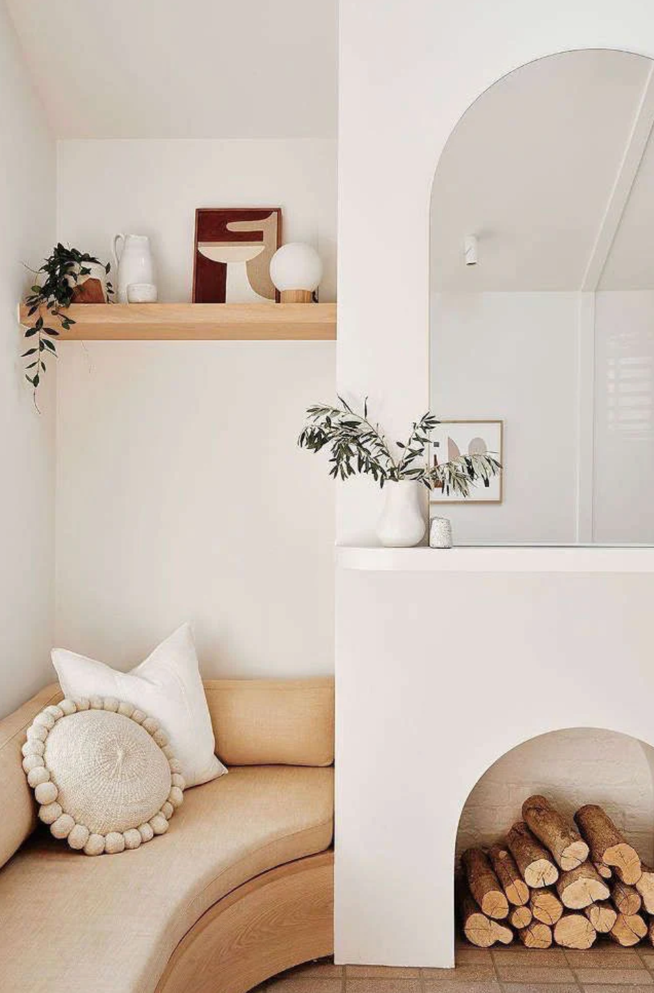 Almohadón Clásico Grande #1 | Natural