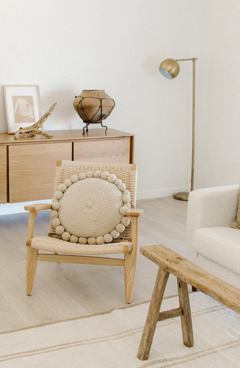 Almohadón Clásico Grande #1 | Natural