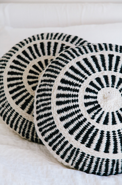 Almohadón Sierra | Negro & Natural