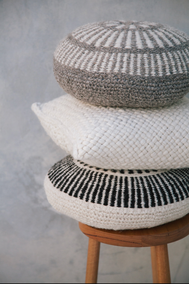 Almohadón Sierra | Negro & Natural