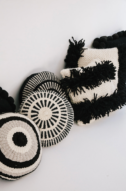 Almohadón Sierra | Negro & Natural