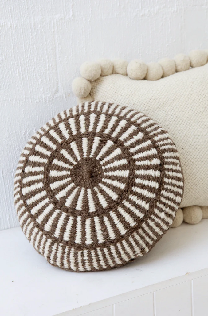 Almohadón Sierra | Walnut & Natural