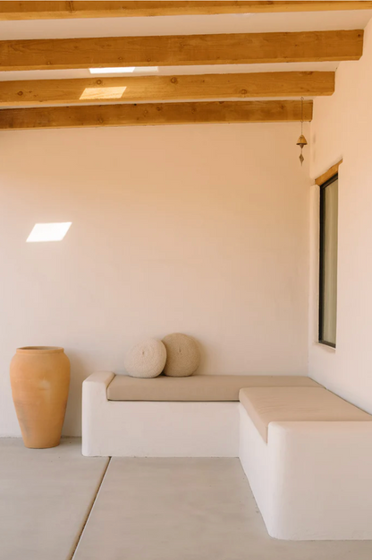 Almohadón Clásico Redondo | Natural