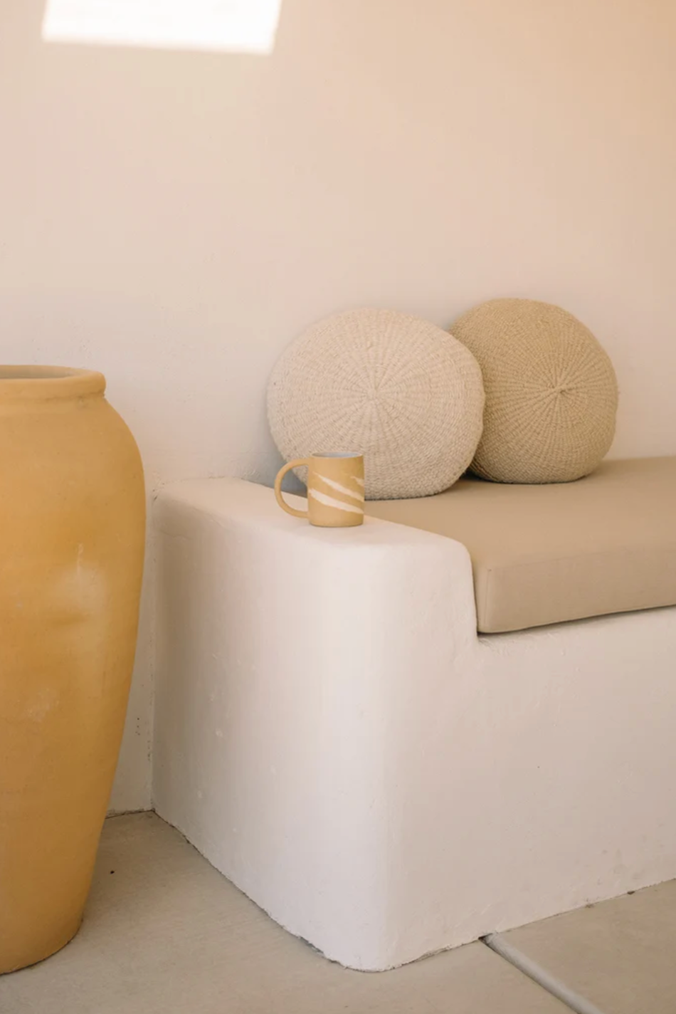 Almohadón Clásico Redondo | Natural